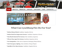 Tablet Screenshot of lynchburgfire.com